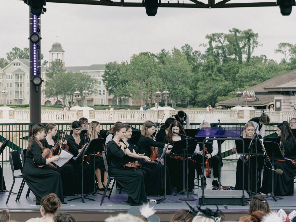 Outdoor orchestra concert